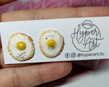 Load image into Gallery viewer, Bacon N' Eggs Earrings