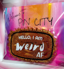 Load image into Gallery viewer, 'Hello, I Am' Resin Pins