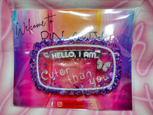 Load image into Gallery viewer, 'Hello, I Am' Resin Pins