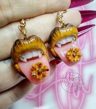 Load image into Gallery viewer, Autumn Micro Mouth Earrings