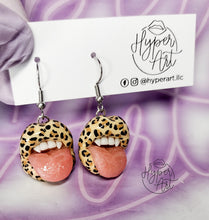 Load image into Gallery viewer, Here Kitty Kitty Micro Mouth Earrings