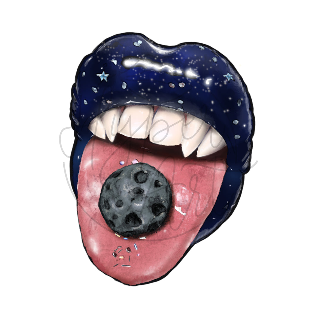 Asteroid Drip Sticker