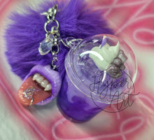Load image into Gallery viewer, Violette No. 9 Micro Mouth Keychain
