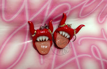 Load image into Gallery viewer, Vengeful Micro Mouth Earrings
