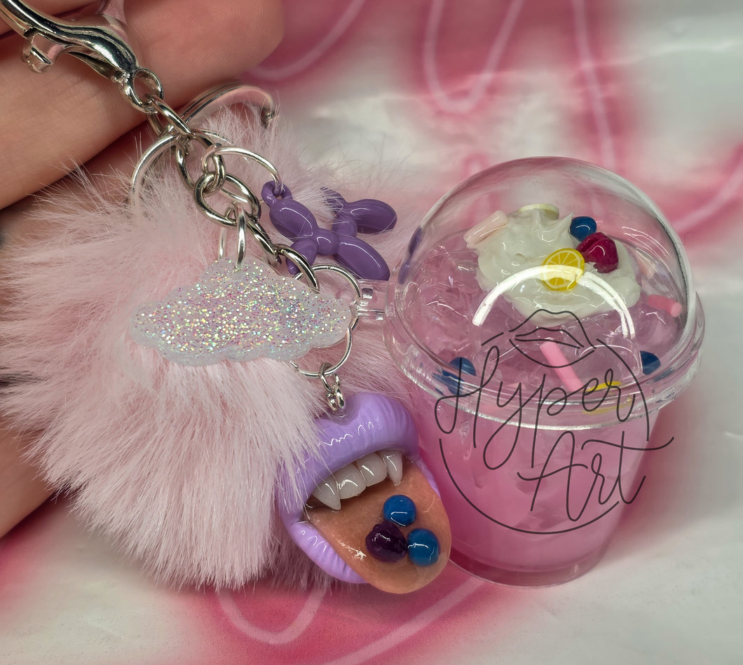 Berry Go Round Micro Mouth Keychain