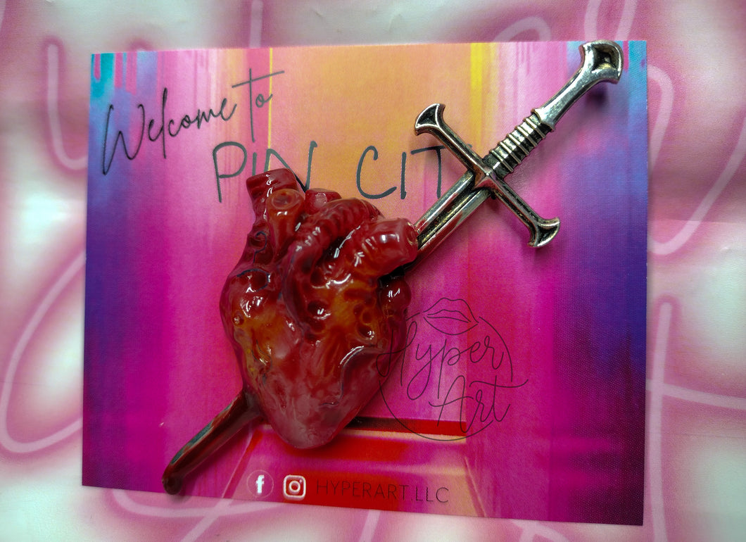 Heart of Steel Pin