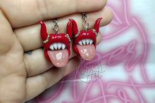 Load image into Gallery viewer, Vengeful Micro Mouth Earrings
