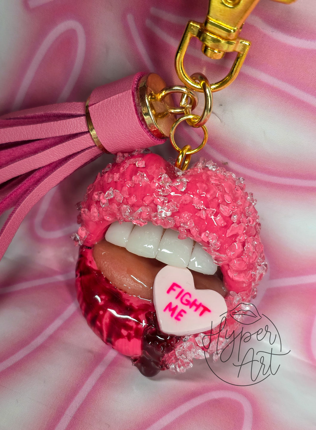 Fight Me Keychain
