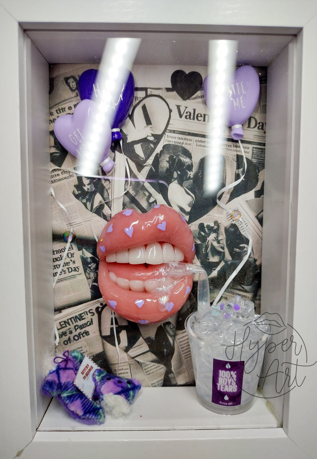 Anti Valentines Club Shadowbox