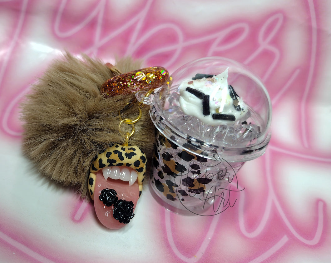 Jungle Drip Micro Mouth Keychain