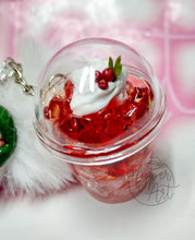 Load image into Gallery viewer, Christmas Cocktail Micro Mouth Keychain
