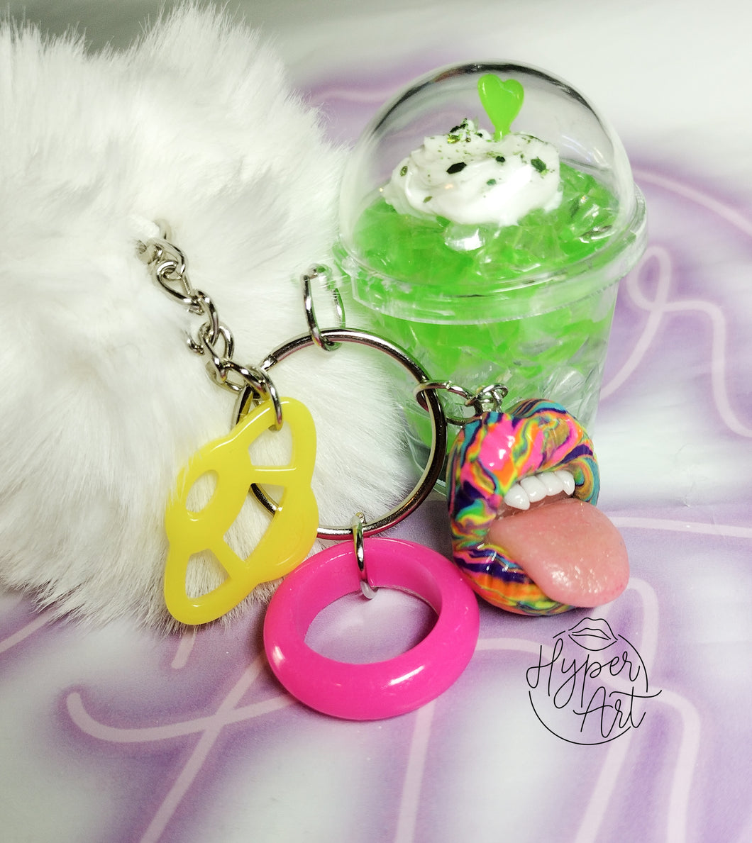 Space Trip Micro Mouth Keychain