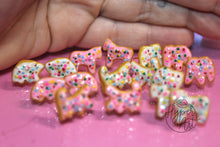 Load image into Gallery viewer, Frosted Animal Cracker Earrings
