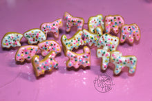 Load image into Gallery viewer, Frosted Animal Cracker Earrings
